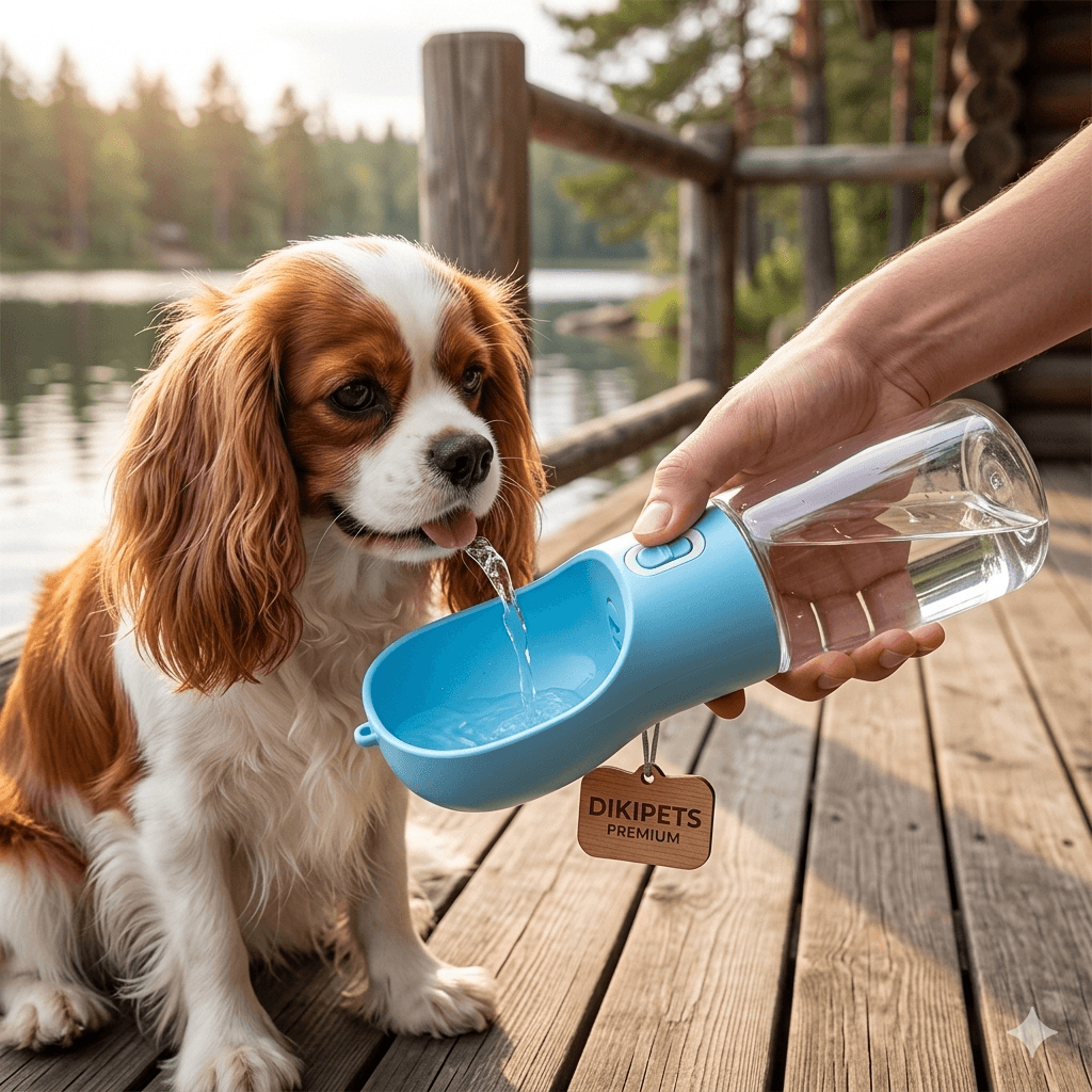 Garrafa de água Portátil para Cães