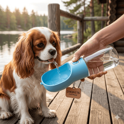 Garrafa de água Portátil para Cães